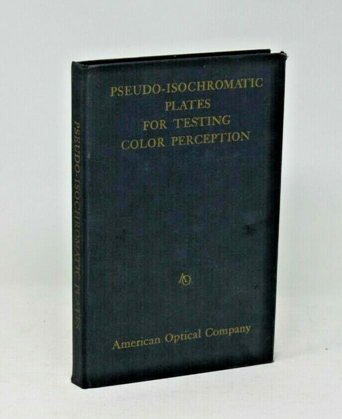 Pseudo-Isochromatic Plates for Testing Color Perception (Blindness) Vintage 1940