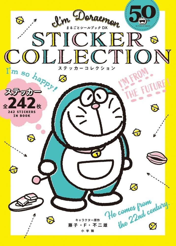 DORAEMON Stickers Collection Book 242pcs I’m Doraemon Japan