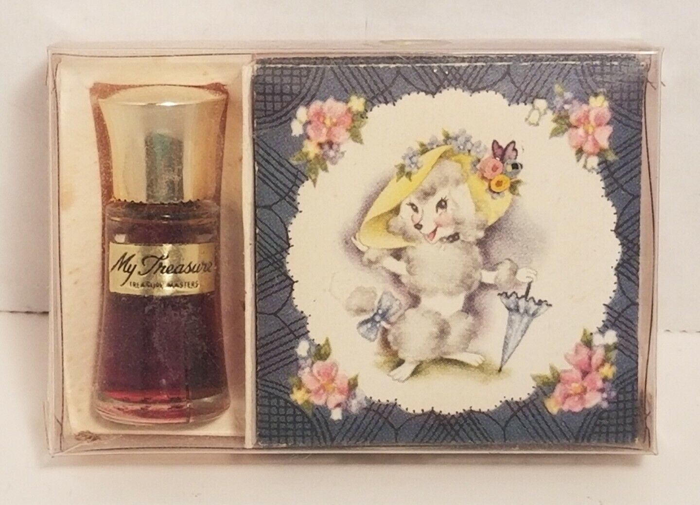 Vintage My Treasure Perfume & Sachets Set Miniature Collectible