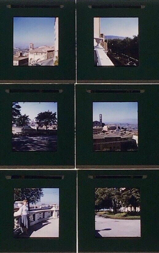 Lots Of 6 Kodachrome Transparencies Slides From Perugia Stockholm