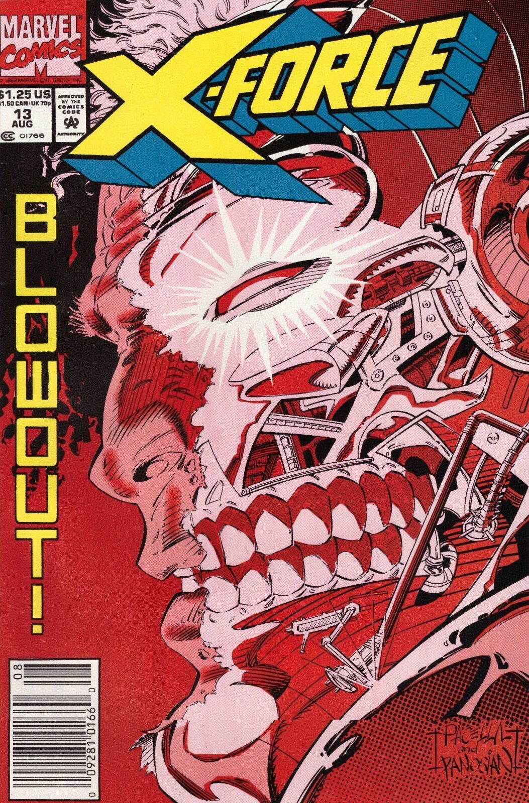 X-Force #13 Newsstand (1991-2002) Marvel Comics