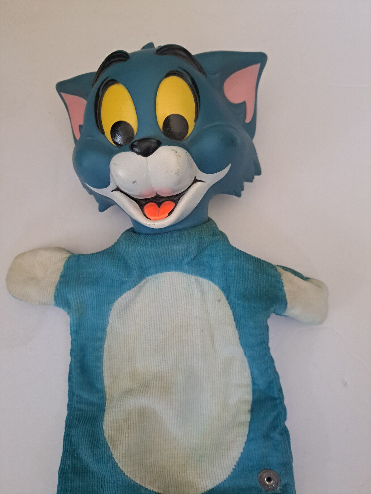 1965 VINTAGE MATTEL TOM AND JERRY TOM CAT HAND PUPPET TOY *NOT WORKING* RARE