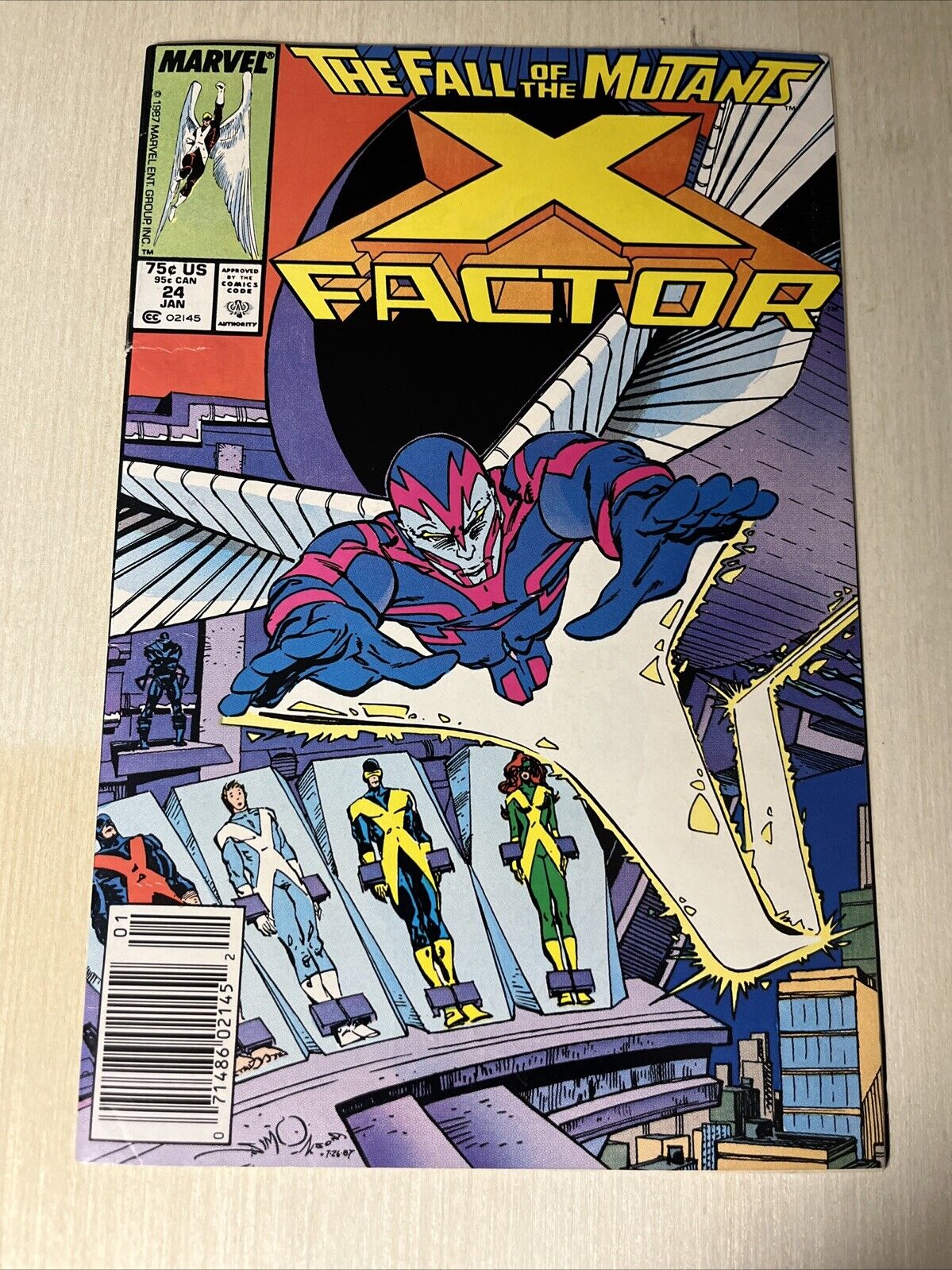 X-Factor #24 (1988, Marvel) 1st Archangel Newsstand Disney+