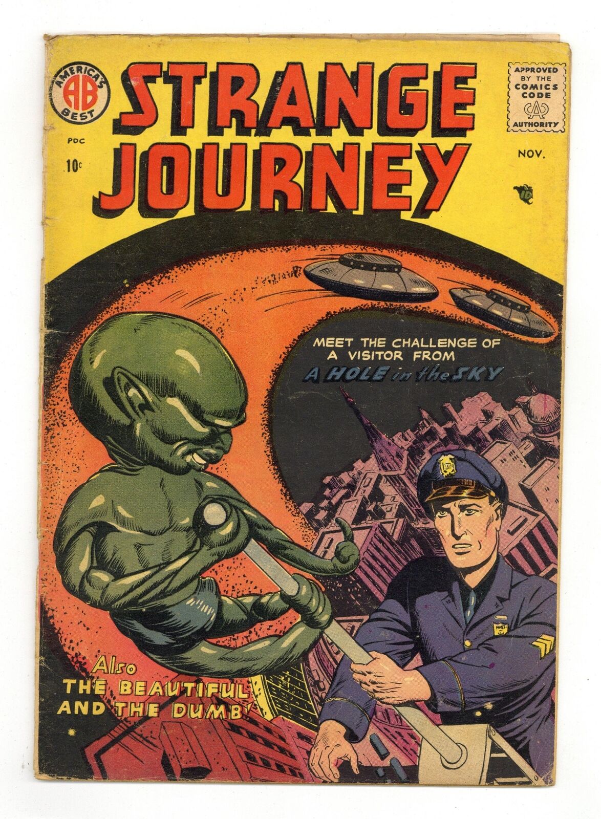 Strange Journey #2 VG- 3.5 1957