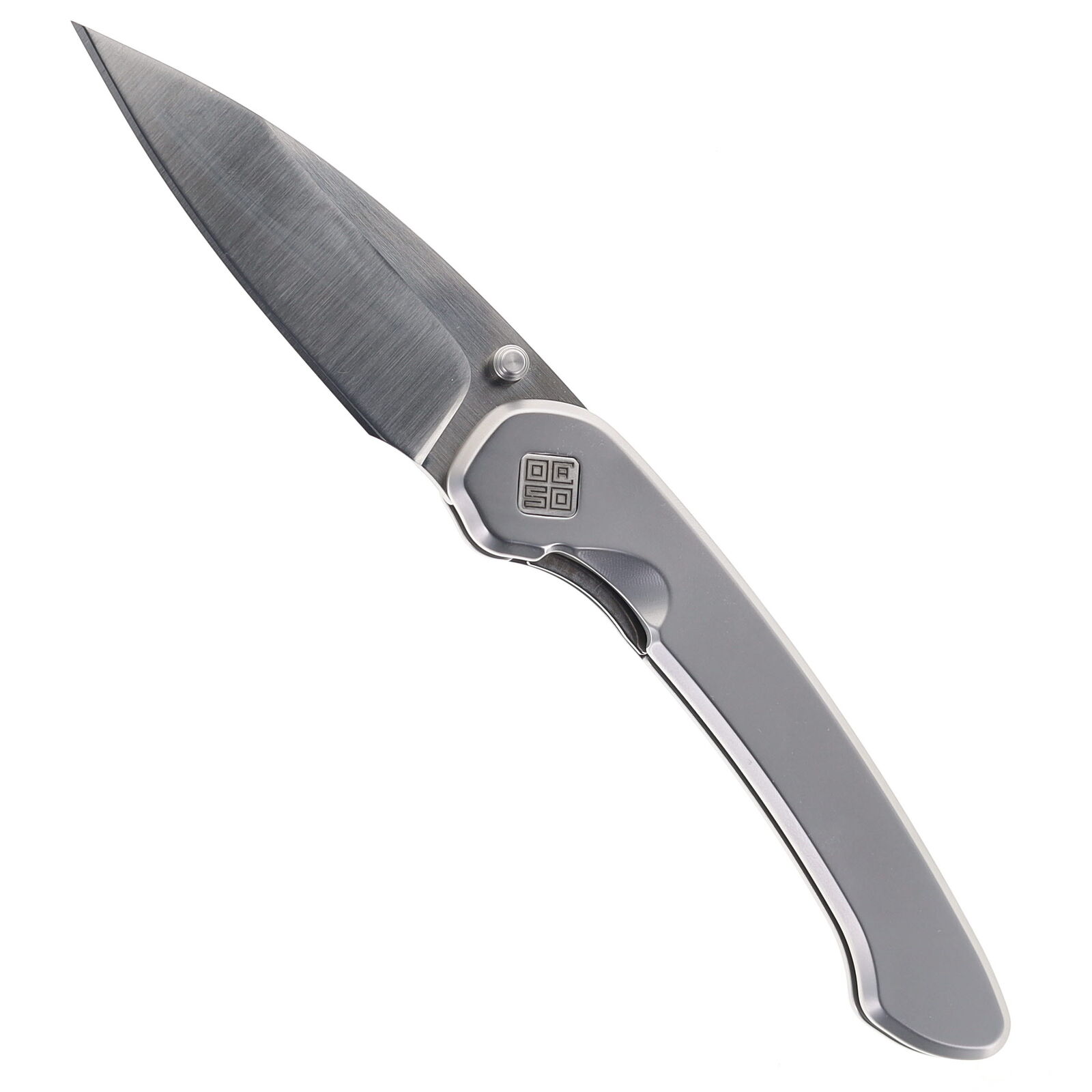 Ocaso The Seaton Folding Knife Stainless Steel Handle AUS10-A Plain Edge 42SLS