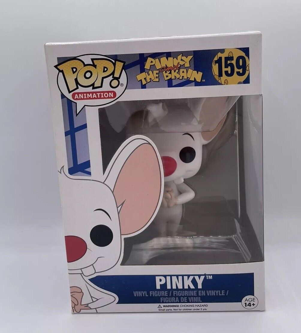 Funko Pop Pinky and The Brain Pinky #159 Vinyl Figure - Rare Collectible