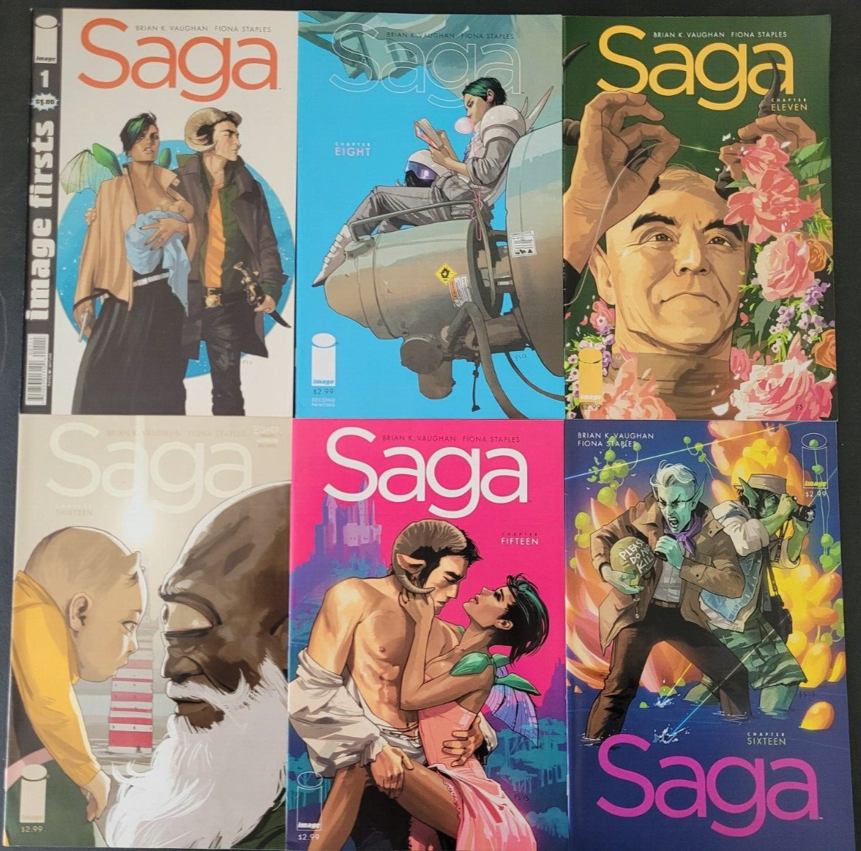 SAGA Set of 24 Issues (2013) IMAGE COMICS BRIAN K. VAUGHAN FIONA STAPLES