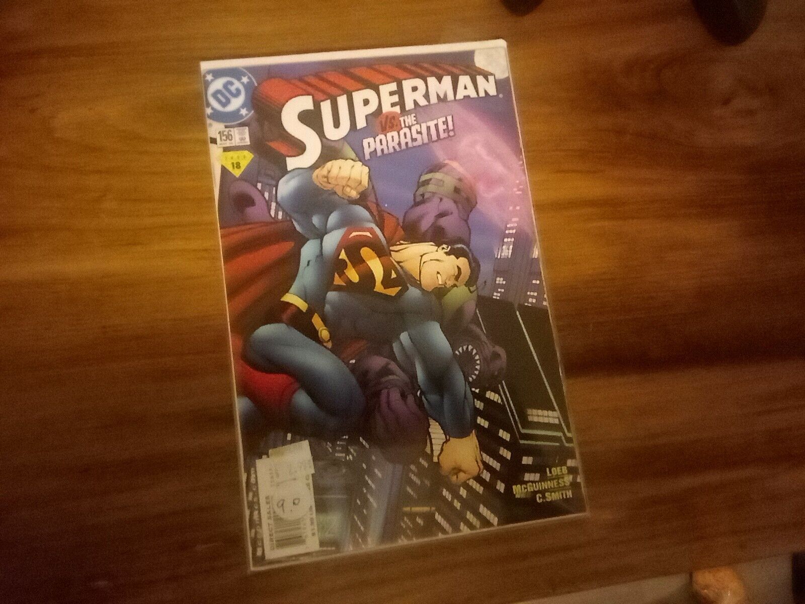  DC Comic: SUPERMAN vs THE PARASITE (colored, all pages, no rips, Pre-owned)
