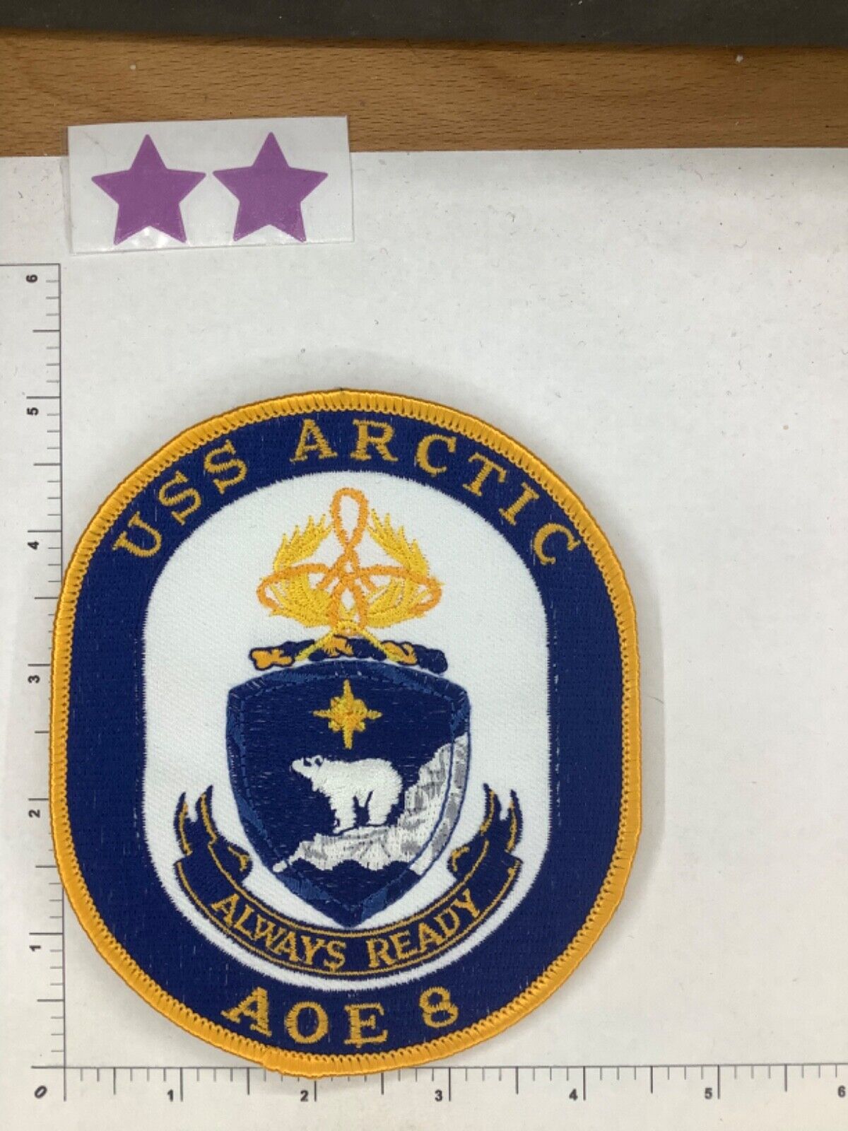 US NAVY USS ARCTIC SHIPS PATCH