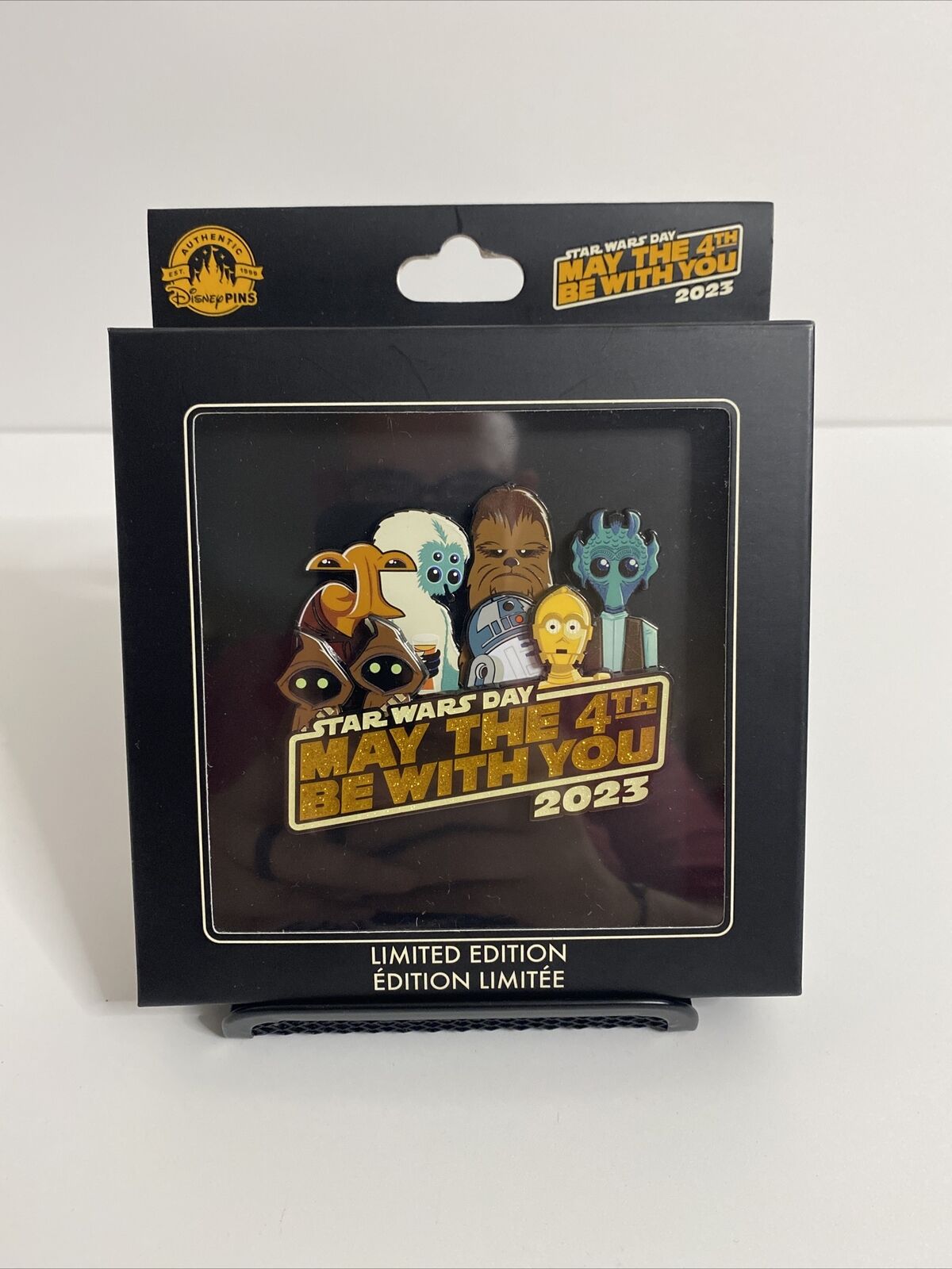 Disney Pin Star Wars May The 4th Be With You 2023 Jumbo Limited Edition of 4000