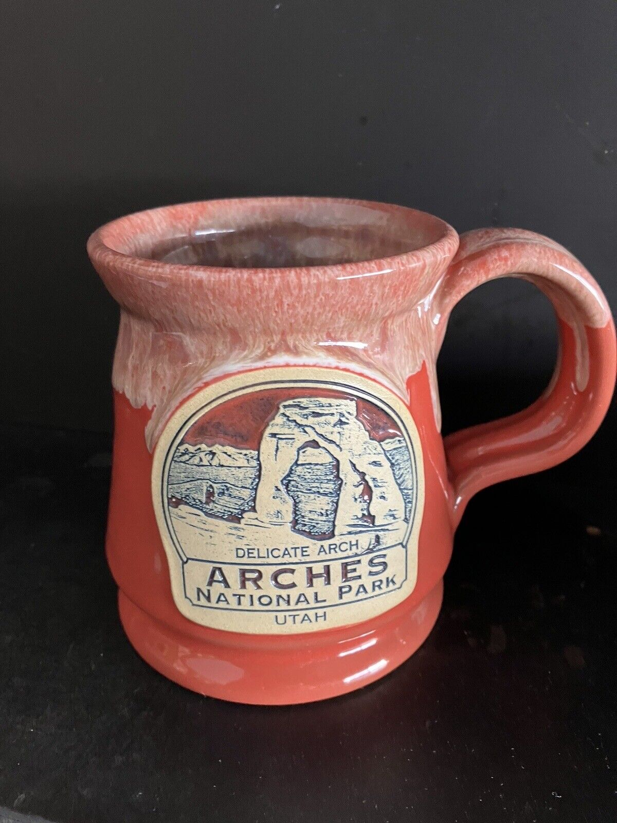 Deneen Pottery USA 2015 Arches National Park, Utah Rust Colored Mug