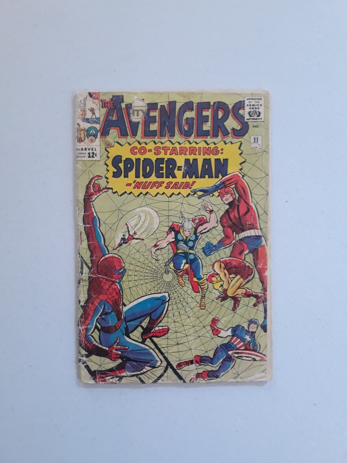 Avengers 11 Marvel Comics Spider-man, Kang 1964