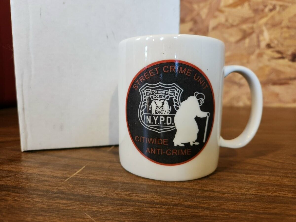 New York City Police NYPD SCU Street Crime Unit Anniversary Coffee Mug