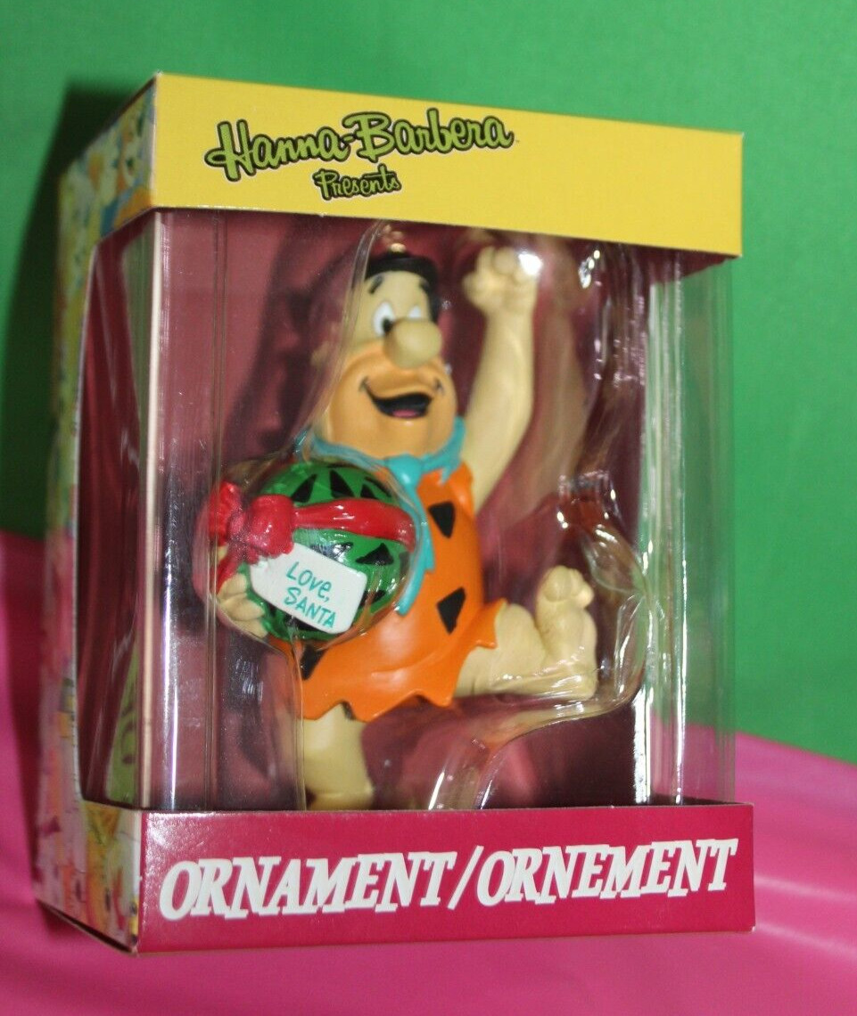 American Greetings Fred Flintstone With Bowling Ball Holiday Ornament AXOR-027p