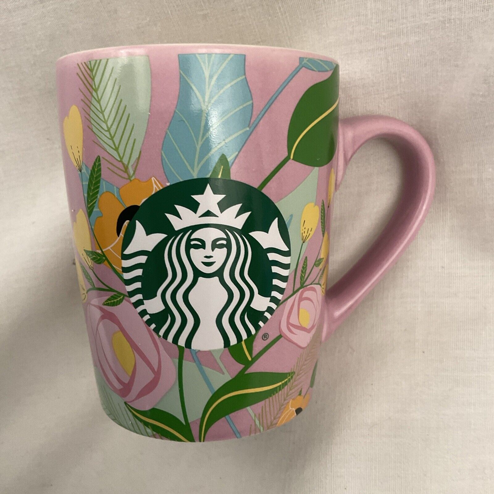 Starbucks Lavender Floral Tea Coffee Mug Cup 10oz Spring Summer 2020 NICE