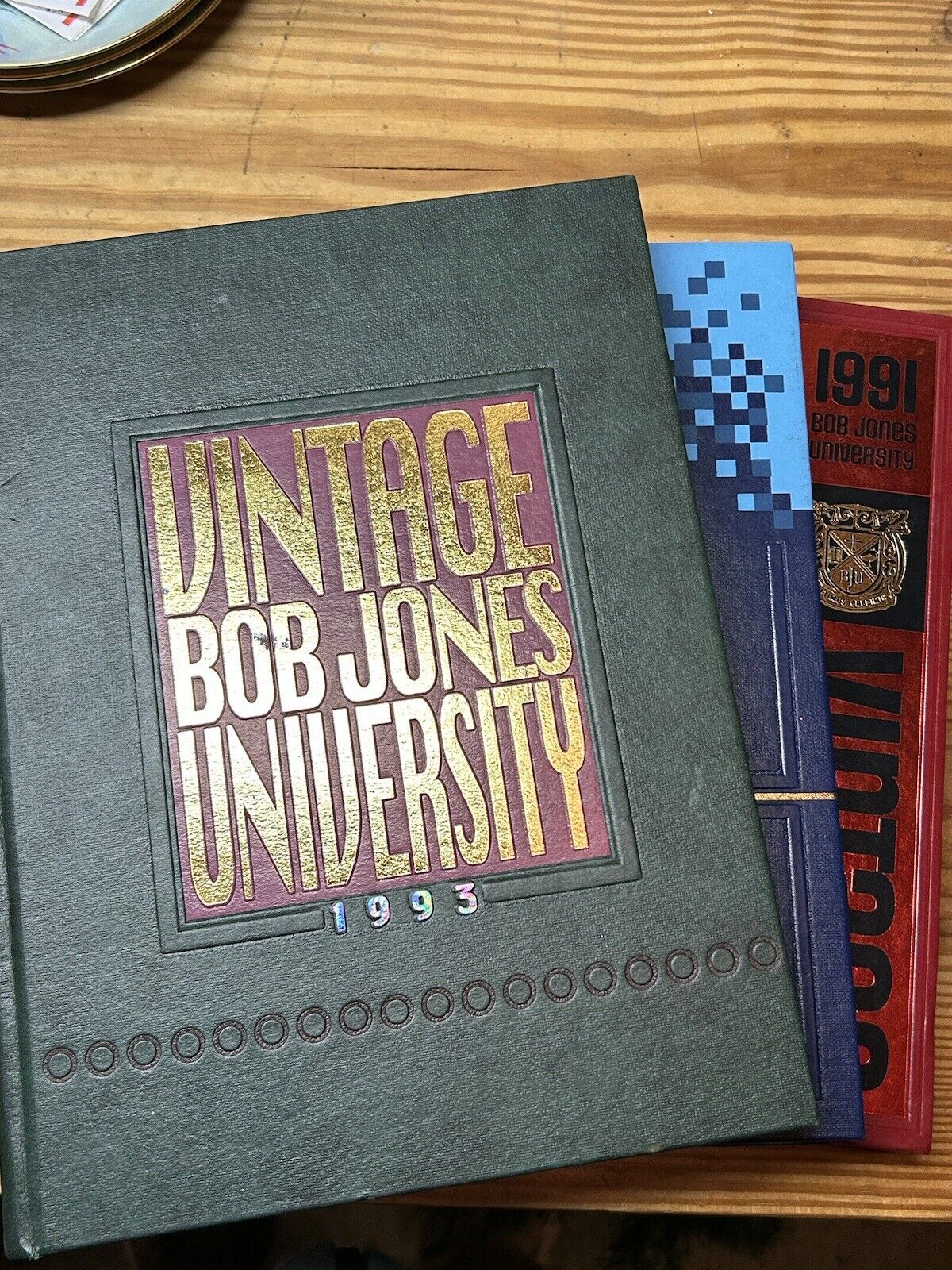 Bob Jones University University Vintage 1990- 1991- 1993