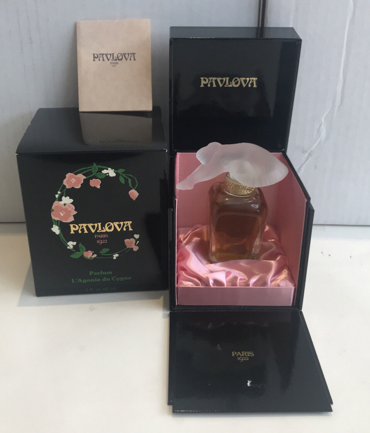 Parfum Payot PAVLOVA L'Agonie du Cygne Vintage Perfume 2 fl oz NIB #588 of 1200