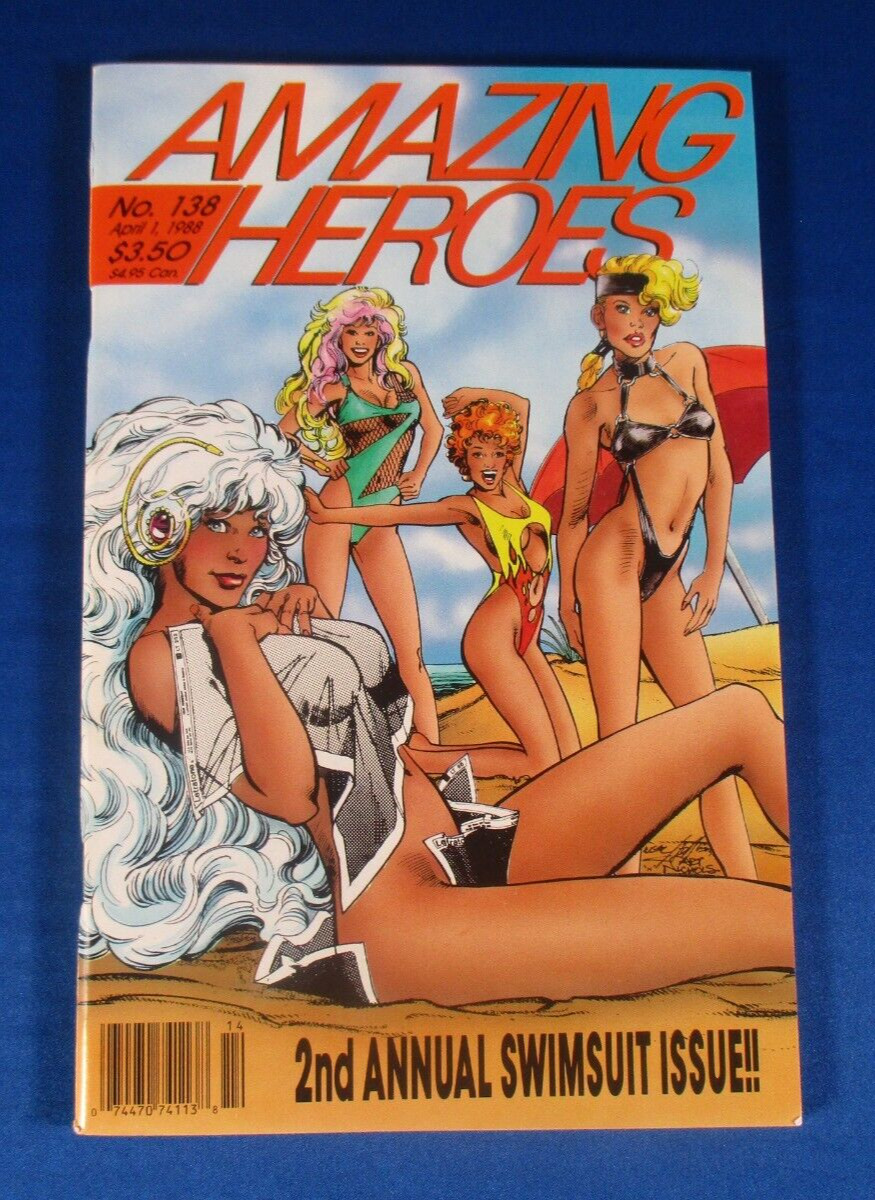 Amazing Heroes 1981 #138 2nd Swimsuit Issue Neal Adams MN High Grade