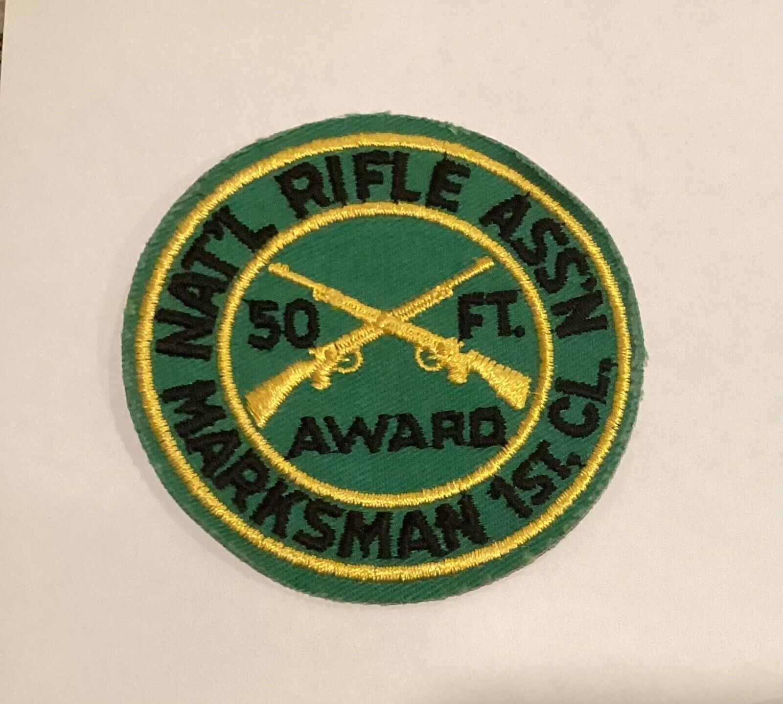 RNA National Rifle Association 1st Class Award Patch V3