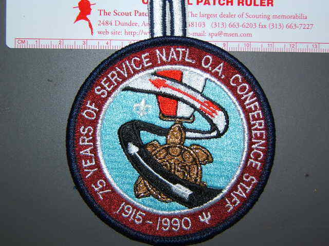 Boy Scout 1990 NOAC Staff patch 9104K