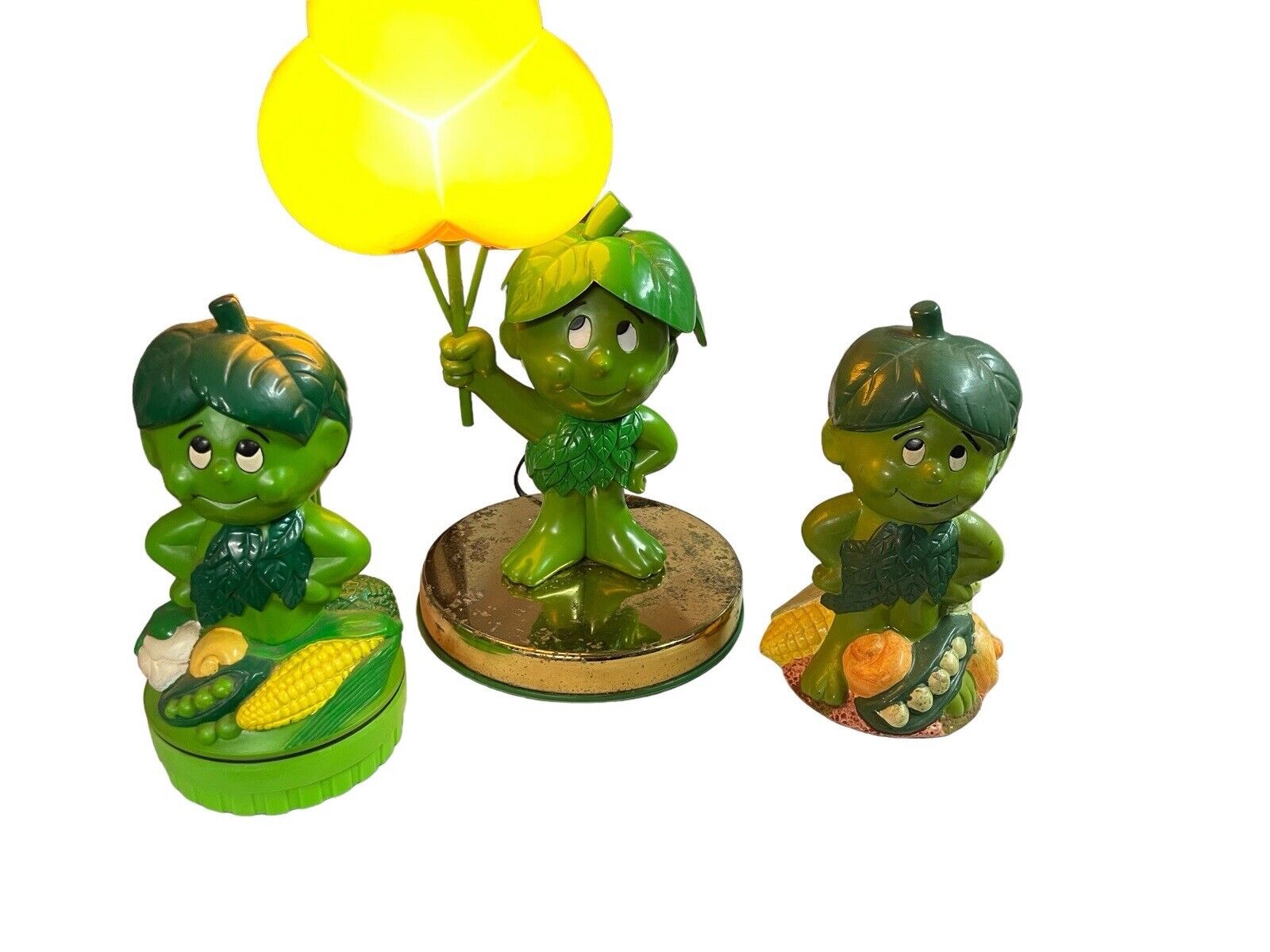 Vintage Jolly Green Giant  Little Sprout Lamp, Bank & Flashlight See Description