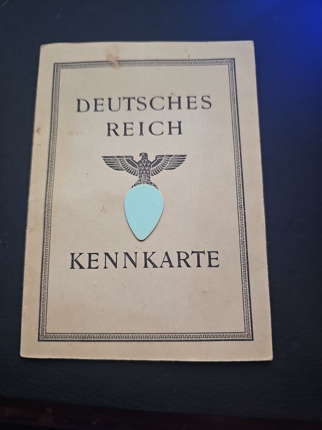 Original WW2 German Kennkarte