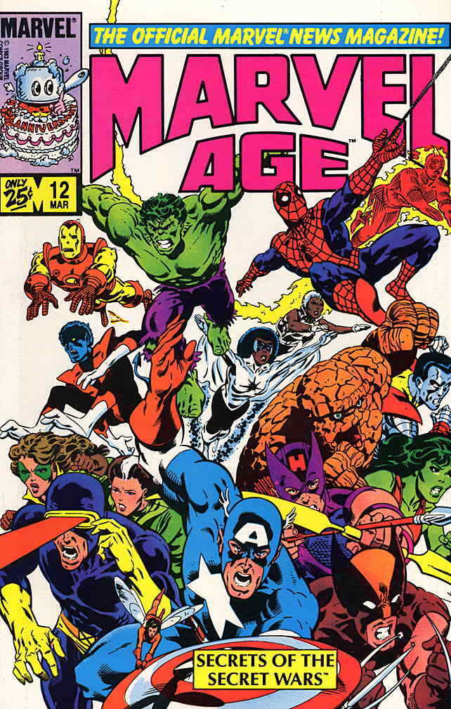 Marvel Age #12 FN; Marvel | Secret Wars Spider-Man black costume - we combine sh