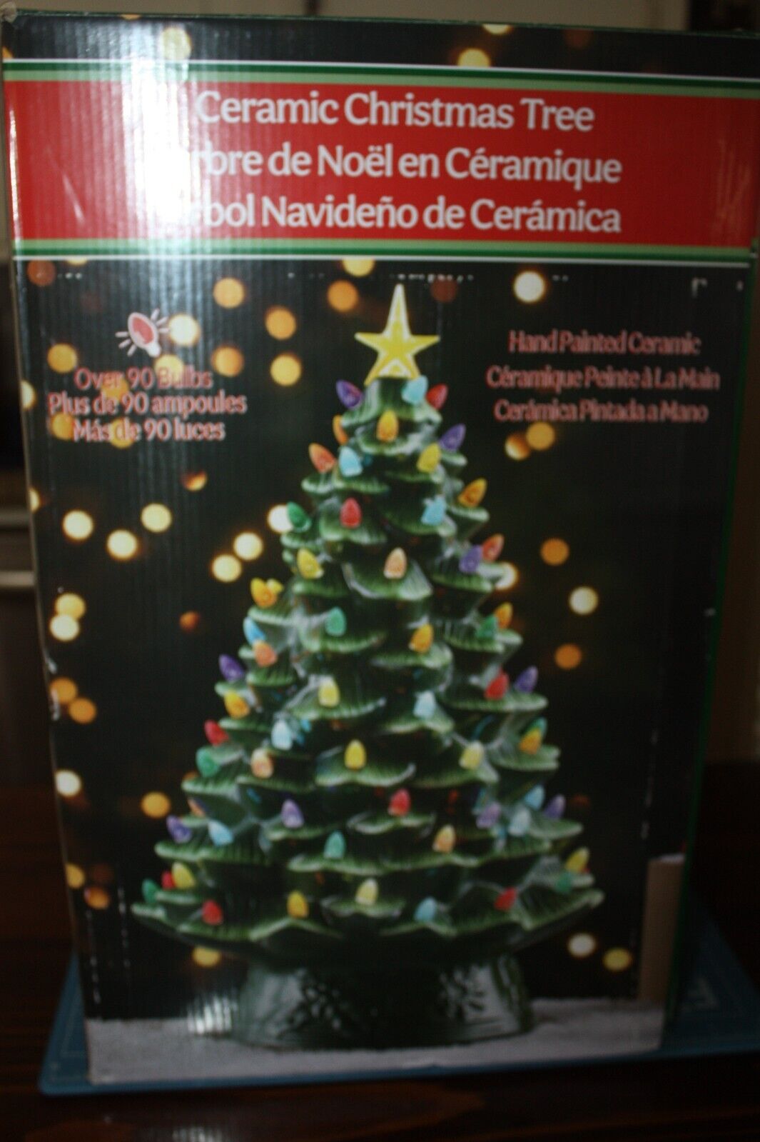 CERAMIC CHRISTMAS TREE 90 BULBS 18\