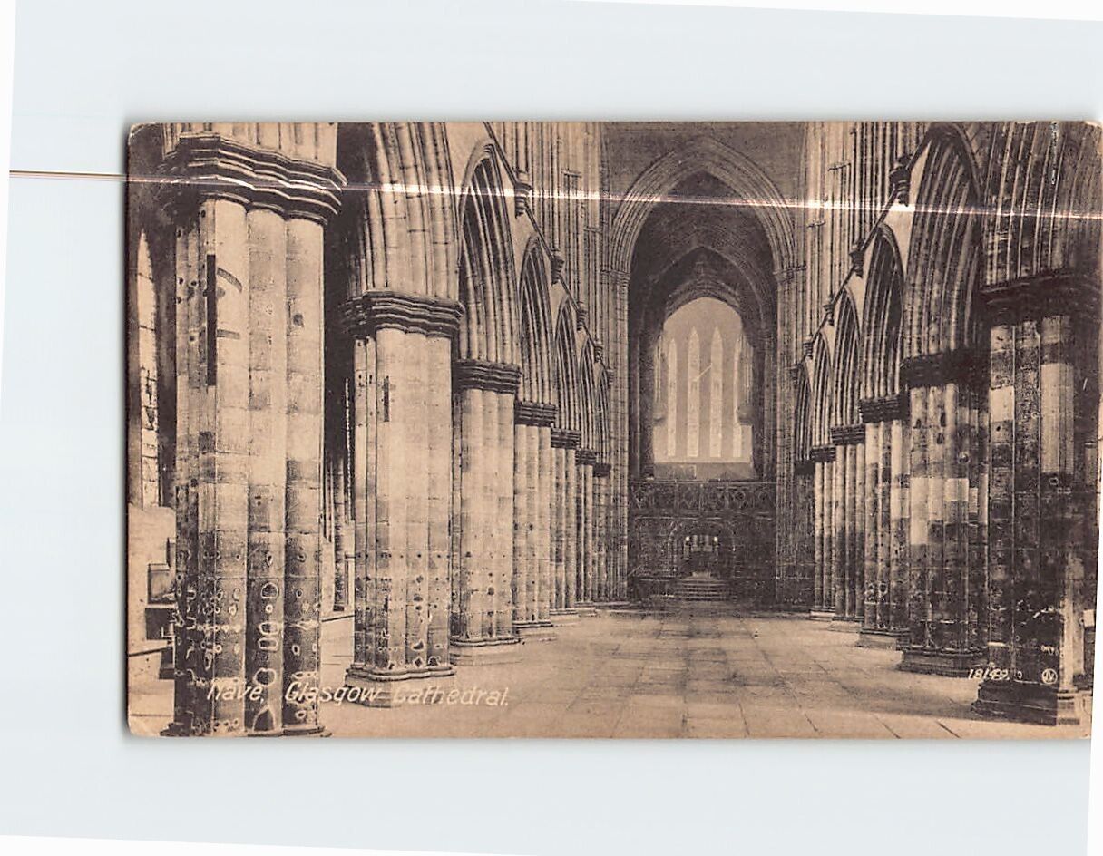 Postcard The Nave Glasgow Cathedral Glasgow Scotland