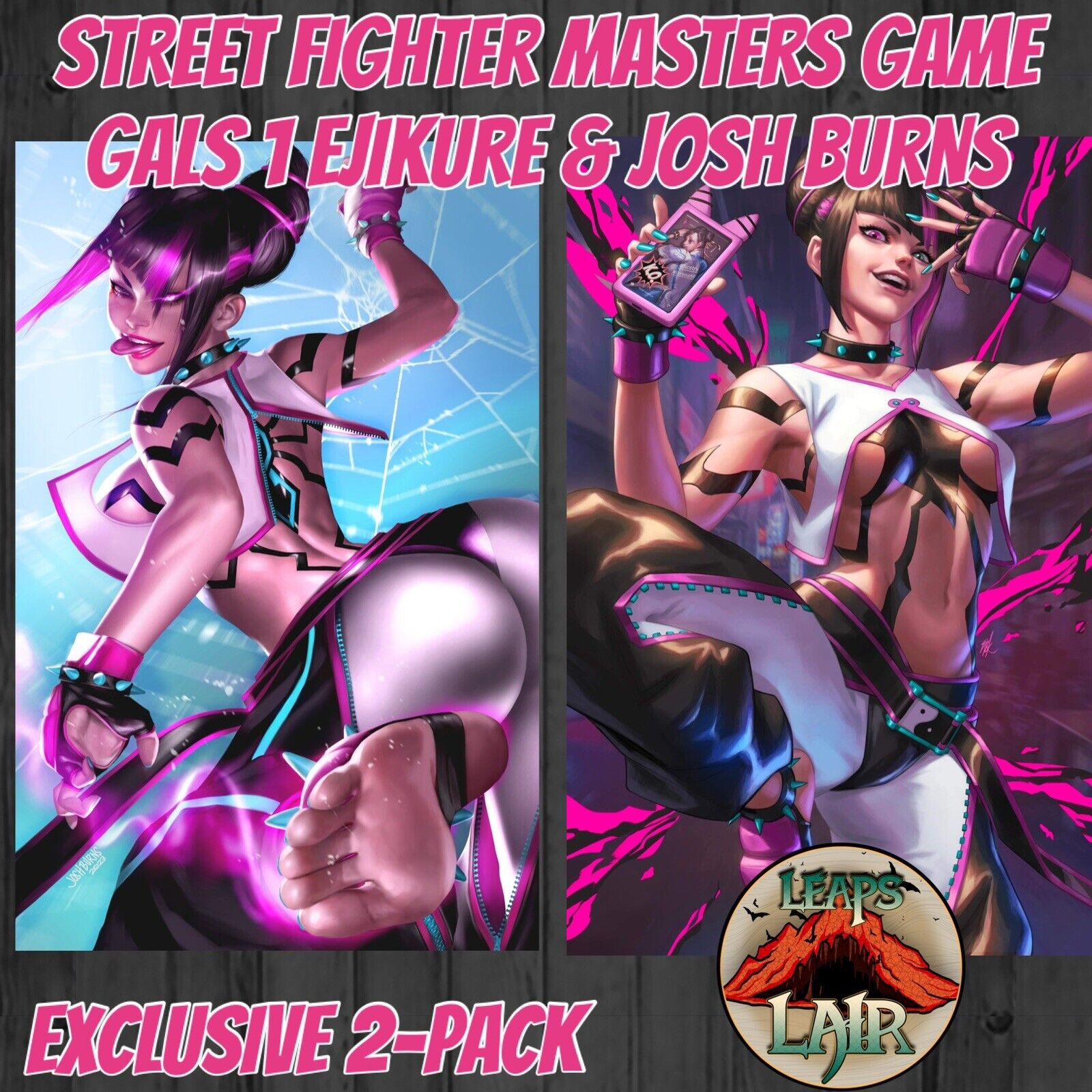 🔥 STREET FIGHTER MASTERS GAME GALS 1 EJIKURE & BURNS Virgin Variant Set
