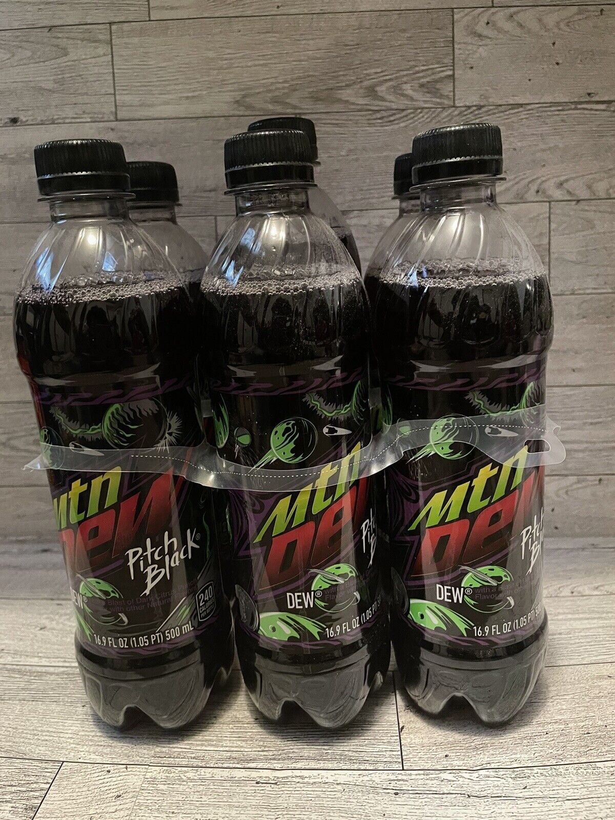 Mtn Dew Pitch Black 6pk - 16.9oz Bottles