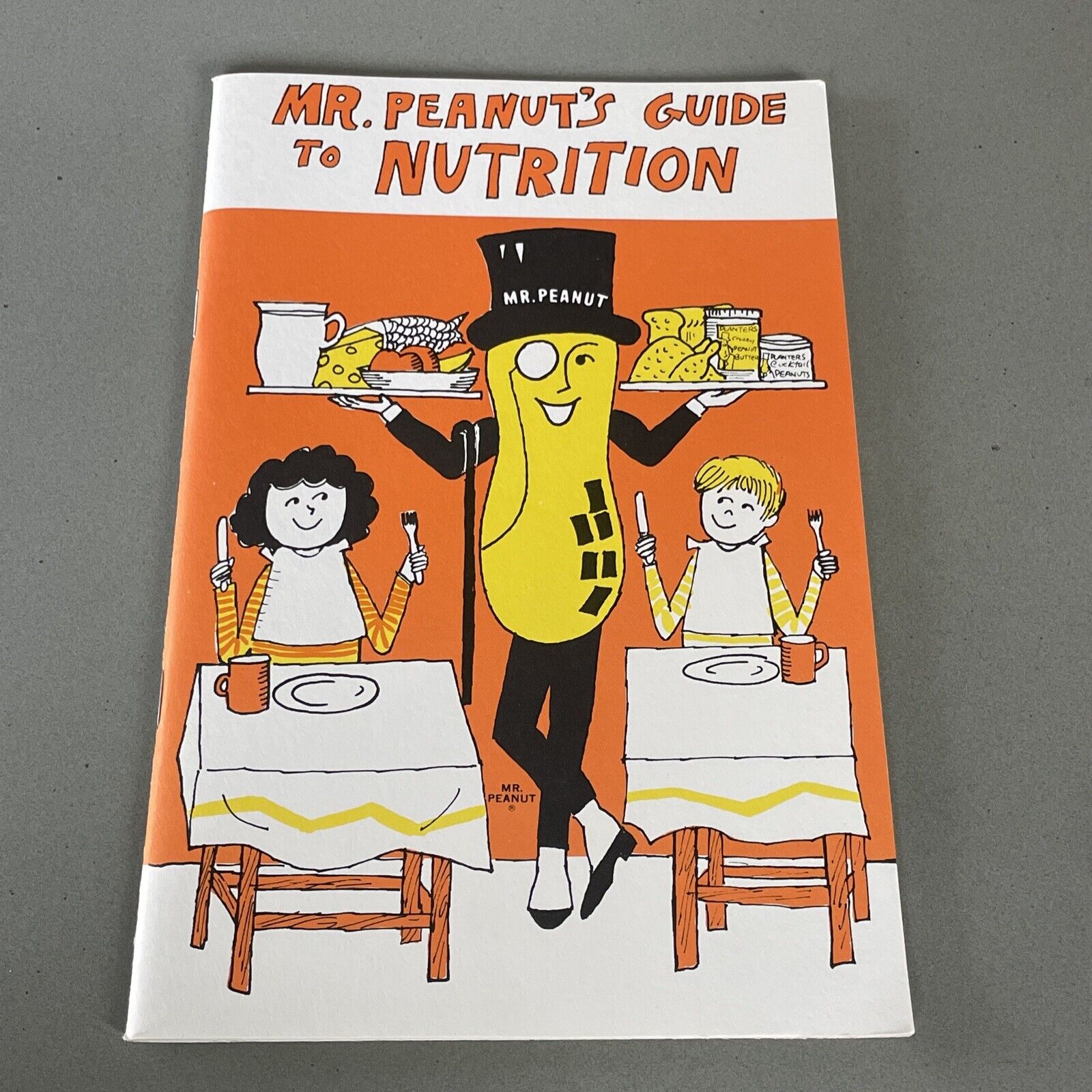 Mr Peanut's Guide To Nutrition Standard Brands 1970 Advertising Booklet