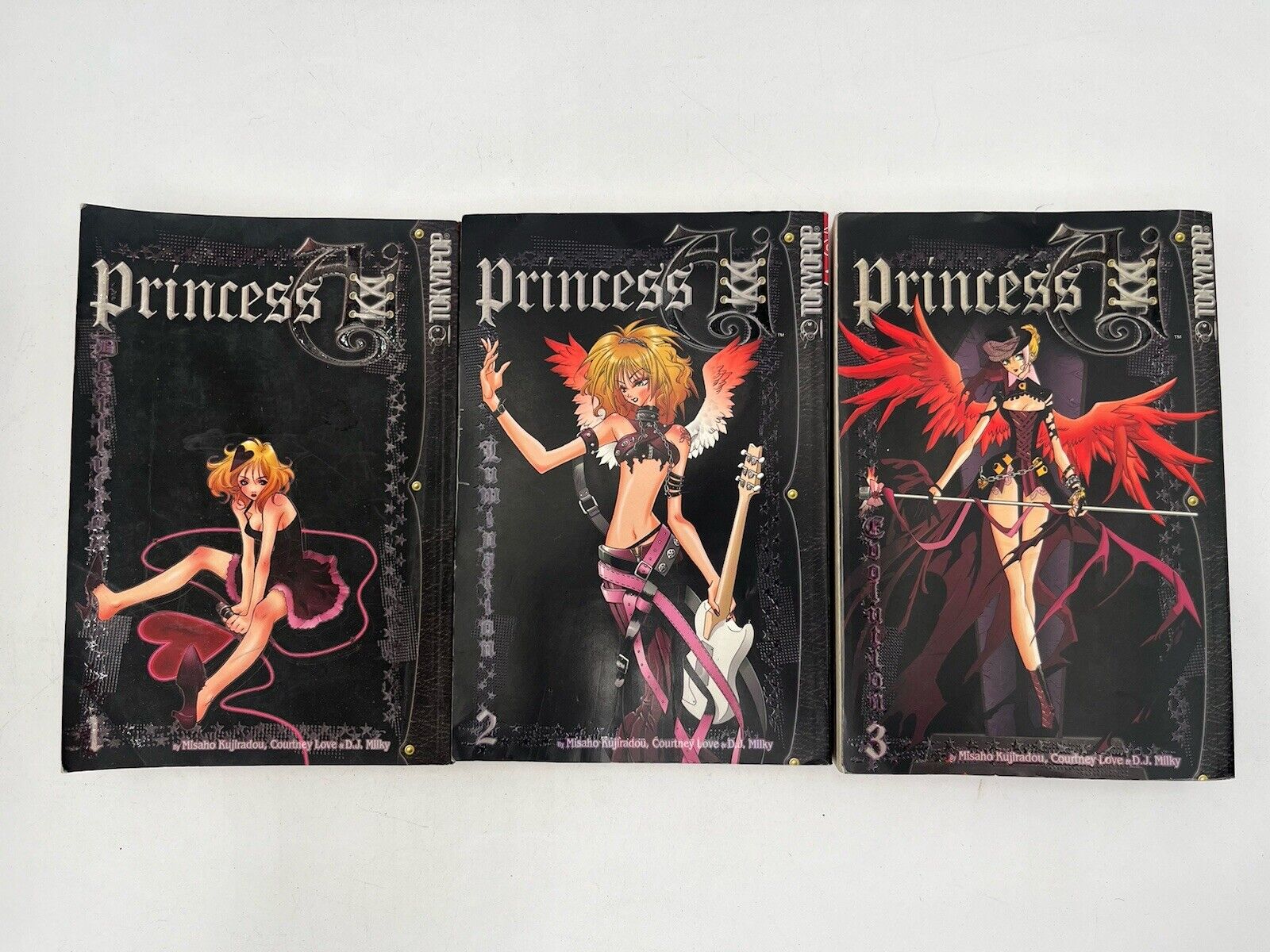Princess Ai Vol 1-3 Manga English Tokyopop Anime Fantasy Romance Complete Series