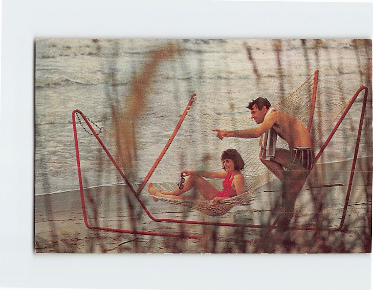 Postcard Couple on Hammock Sea Pines Plantation Hilton Head Island SC USA
