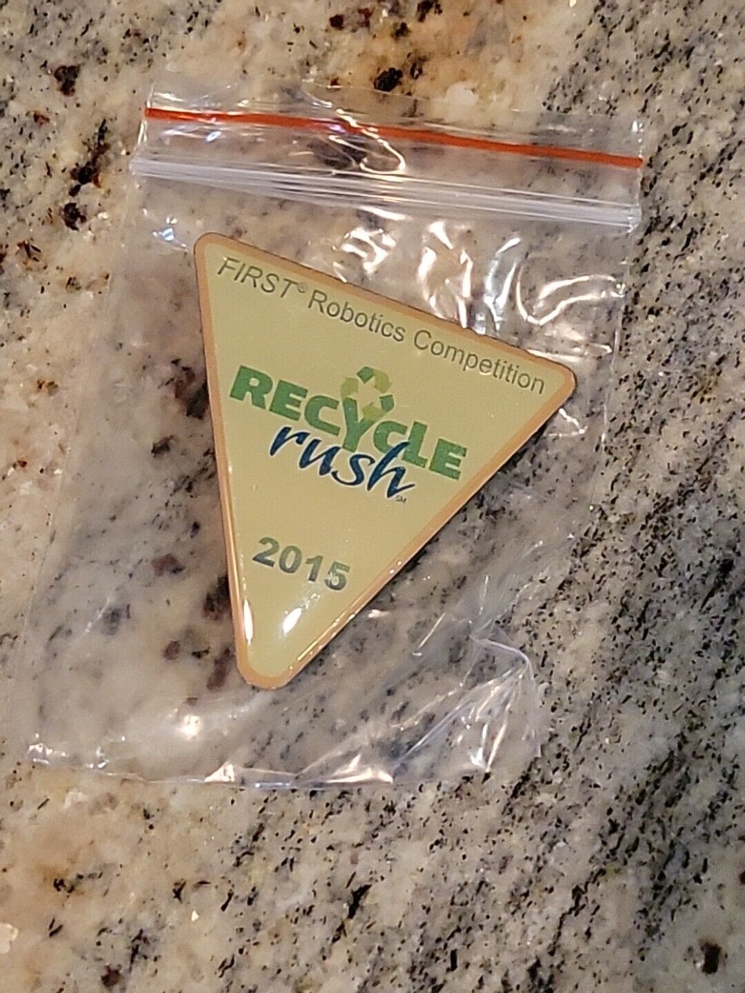FIRST Robotics Competition (FRC) 2015 Recycle Rush Enamel Pin
