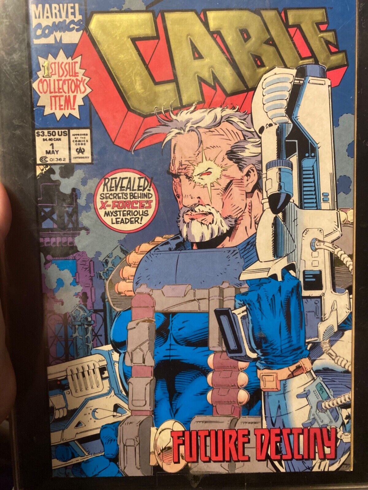 Cable #1 Future Destiny comic 1993 foil embossed 1st Issue NM Newsstand