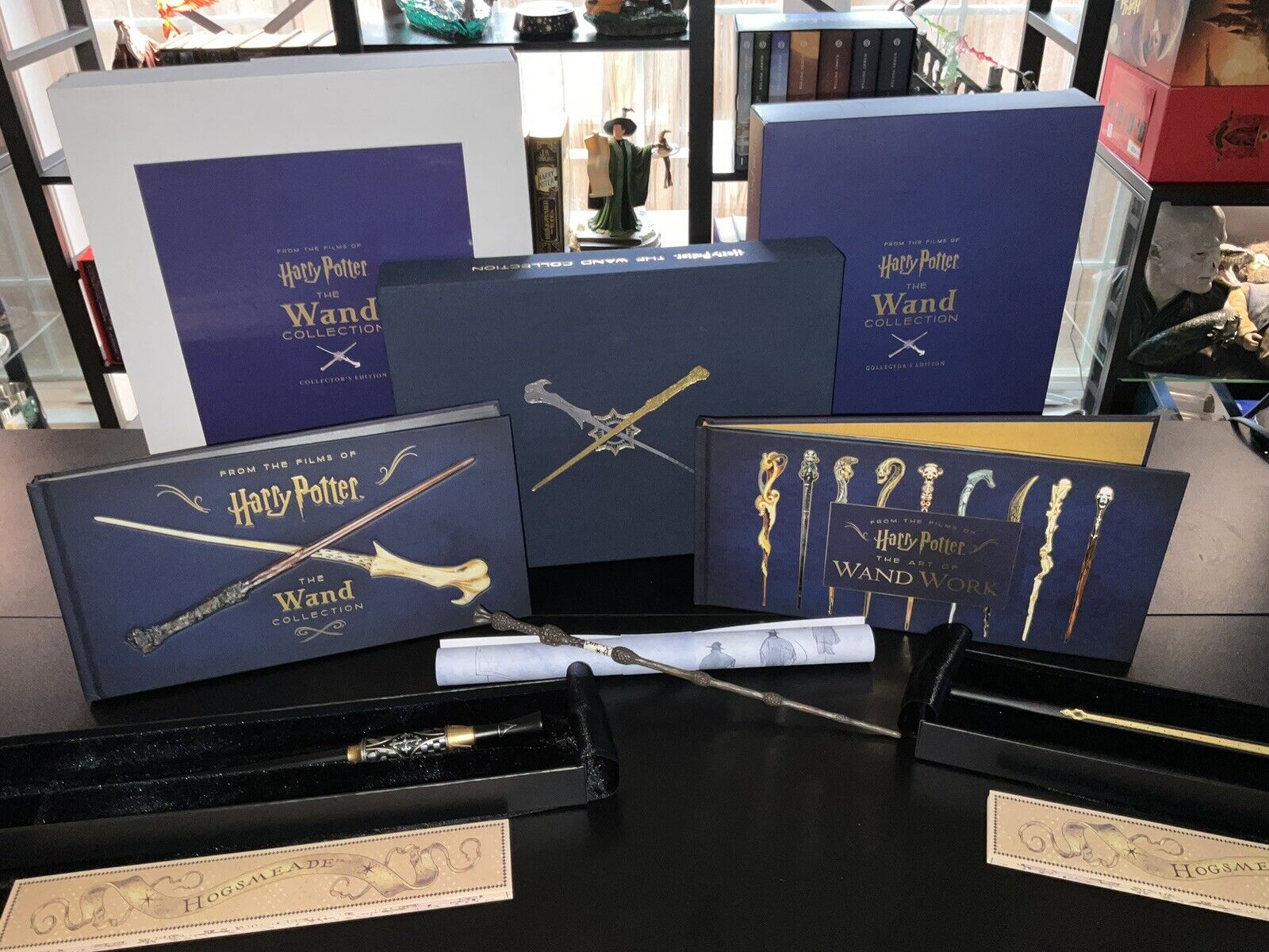 Harry Potter: The Wand Collection + 2019 & 2020 Collector’s Edition Wands lot
