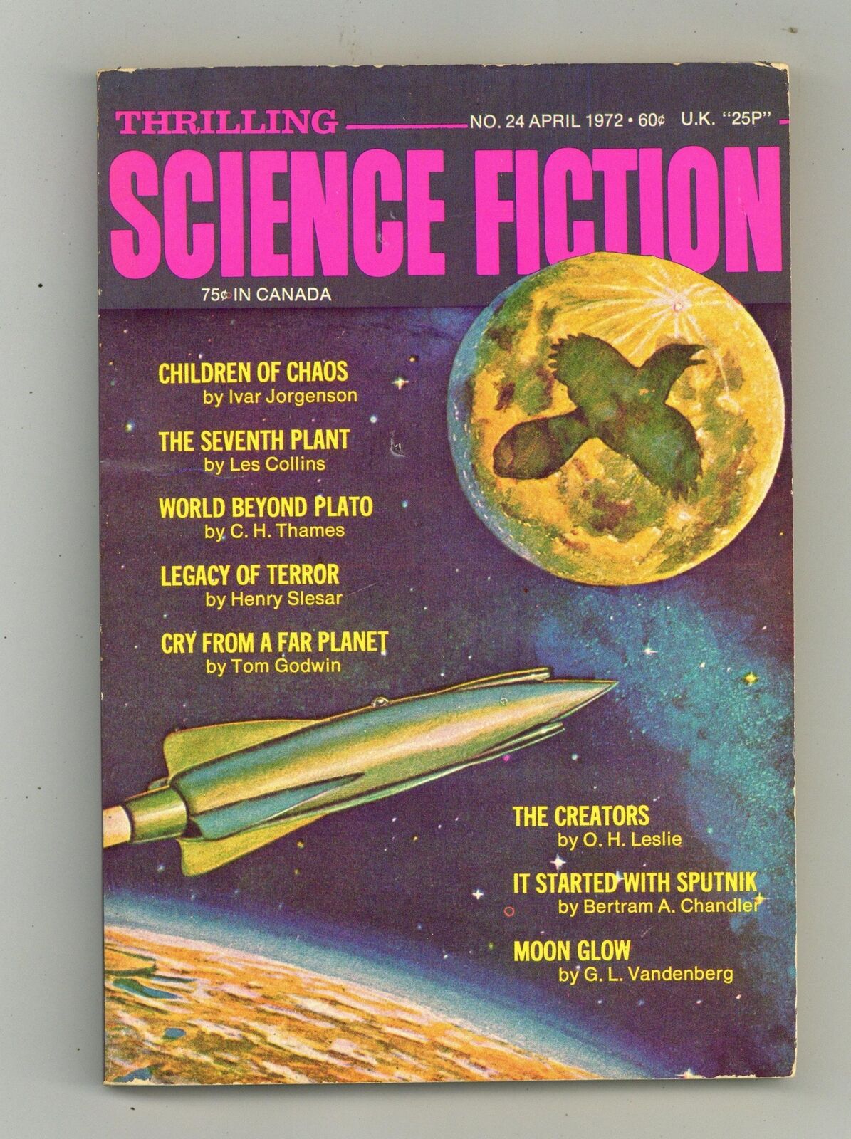 Thrilling Science Fiction Pulp #24 FN 6.0 1972
