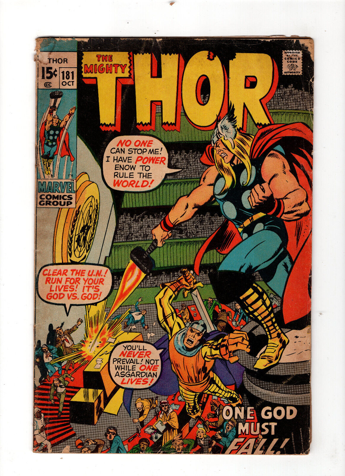 The Mighty Thor #181 (1970, Marvel Comics) Low Grade