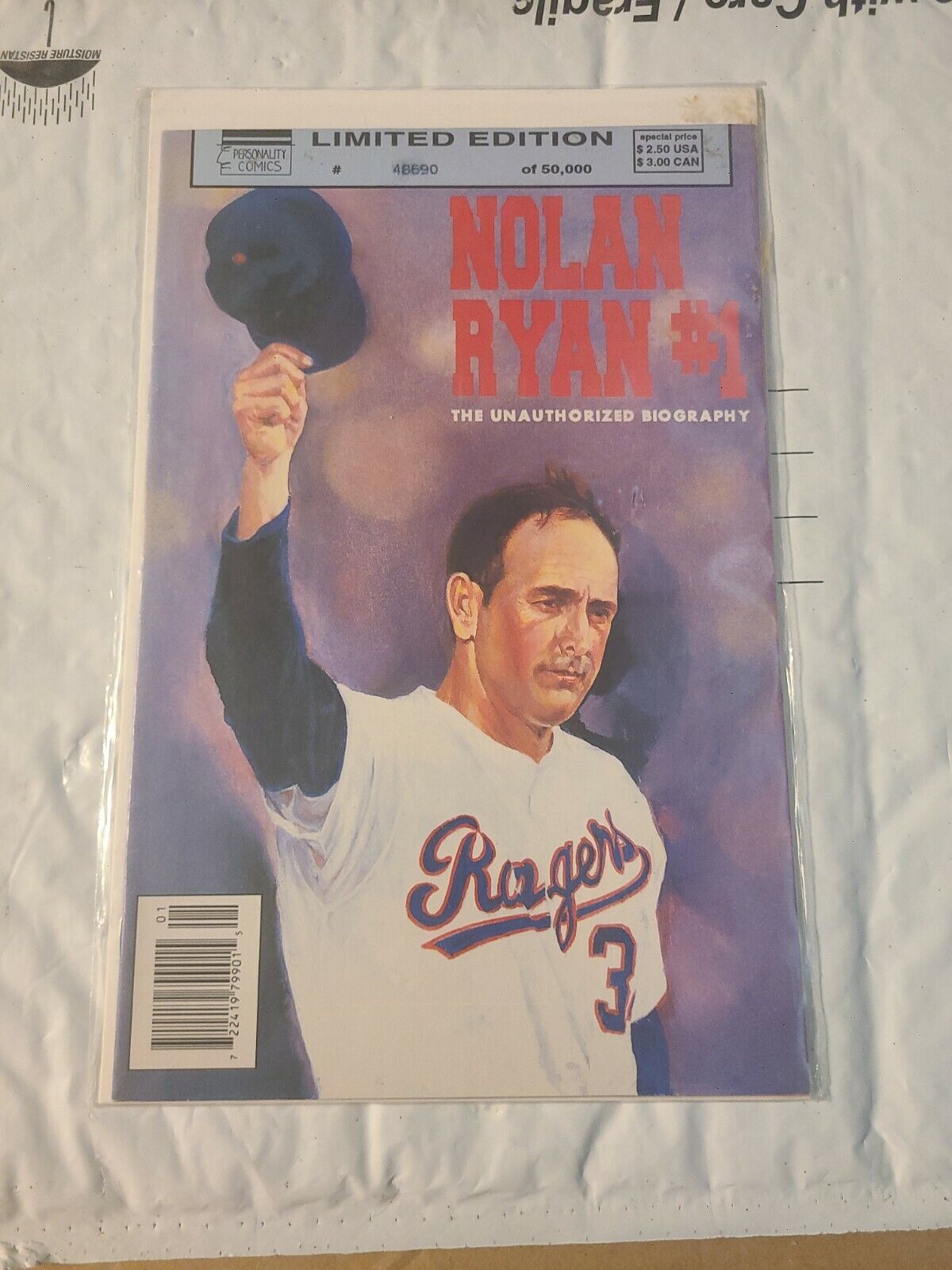 Nolan Ryan #1 - Personality Comics - Limited Edition (July 1992) 48690 Of 50,000