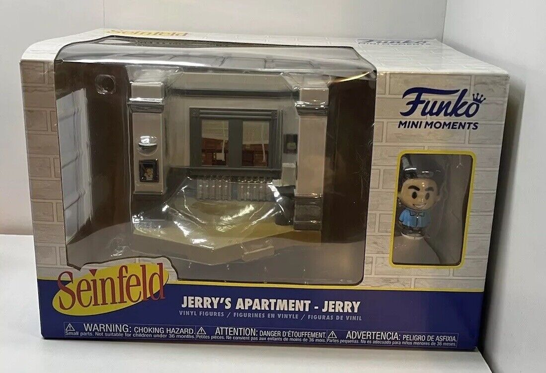 Funko Mini Moments Seinfeld Jerry’s Apartment Jerry Vinyl Figure To Diorama Set