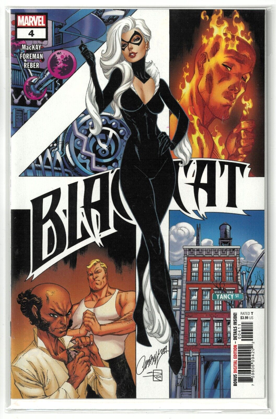 Black Cat #4 Marvel Comics 2019 J Scott Campbell Cover Jed MacKay Travel Foreman