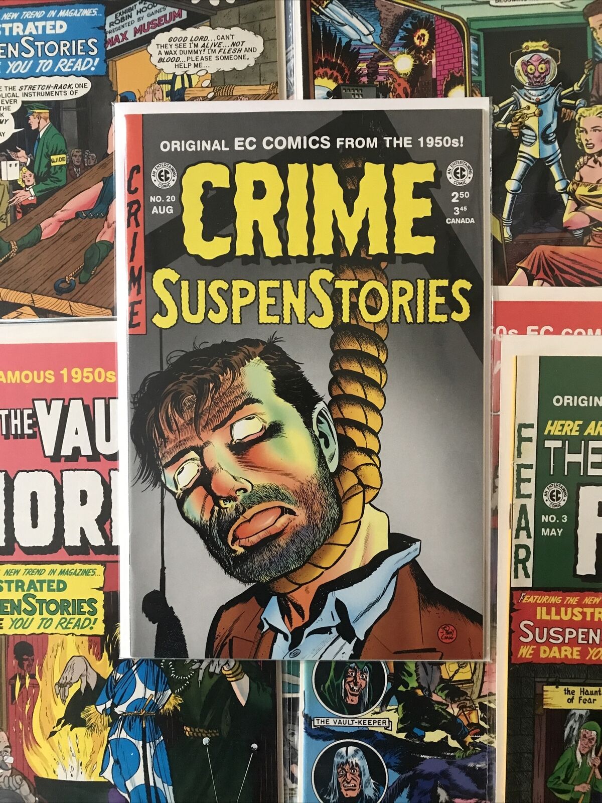 EC Comics reprints Lot of 23 Including Classic Cover Crime Suspenstories 20