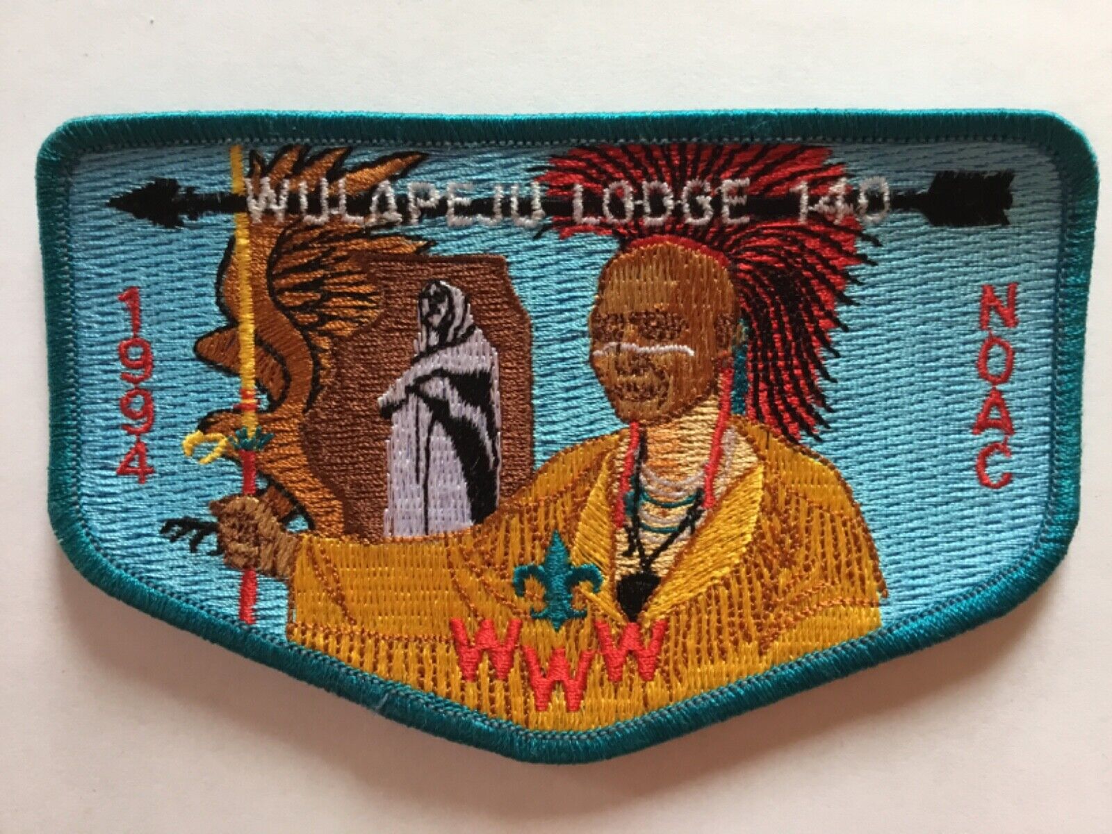 Wulapeju Lodge 140 1994 NOAC pocket flap cs
