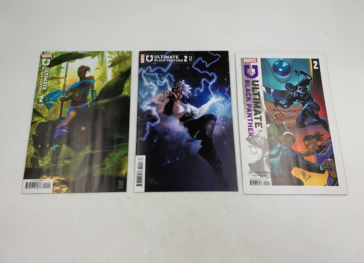 Ultimate Black Panther #2 Lot of 3 Comics 1:25 Mobili and Cover A Marvel 2024