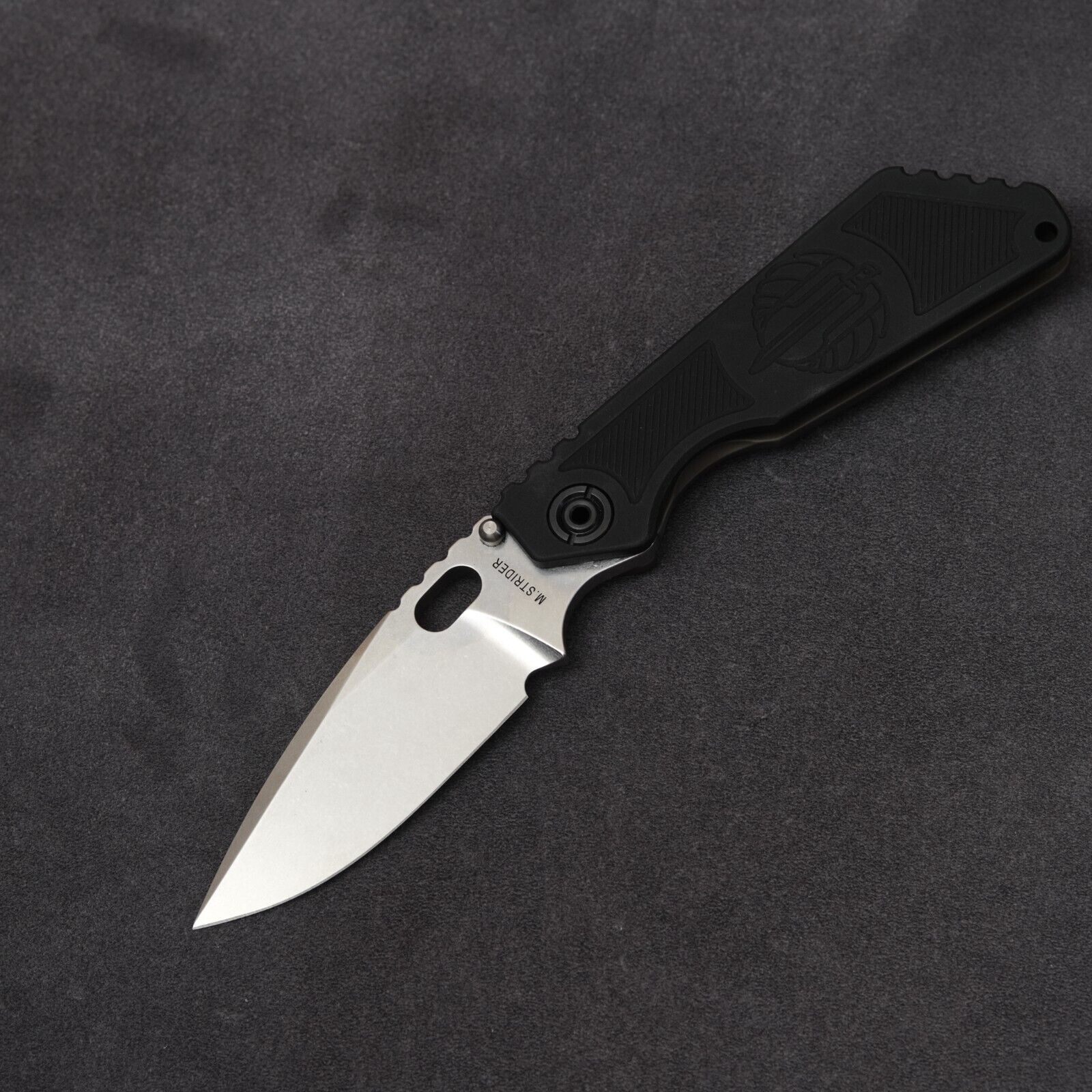 Strider Knives SnG FWP Fatty Spearpoint - Machined Aluminum / Stonewashed 20CV
