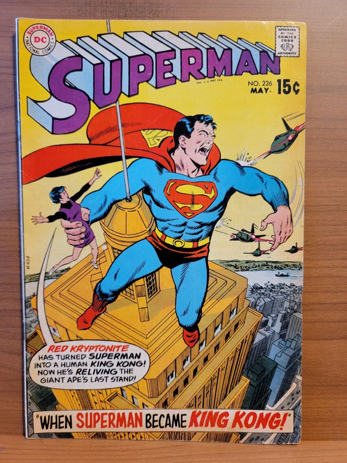 Superman #226 GD DC 1970 When Superman Became King Kong