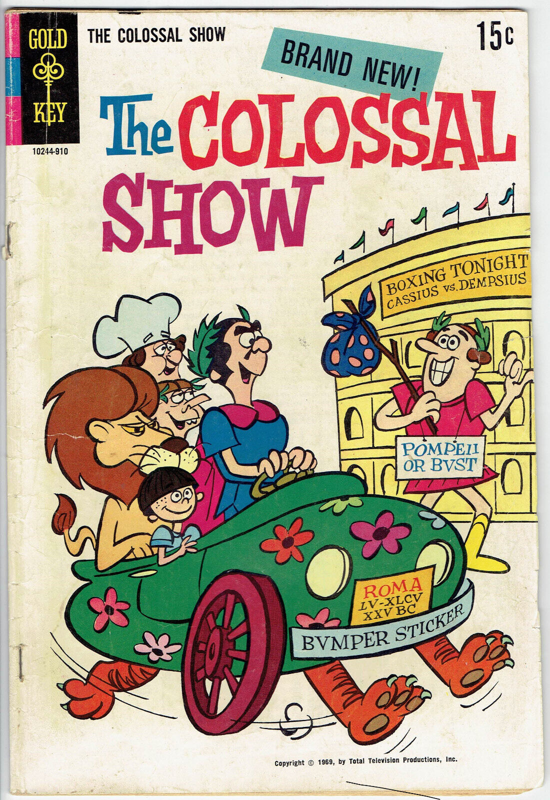 THE COLOSSAL SHOW #1 Comic Book Gold Key 1969 VG 4.0