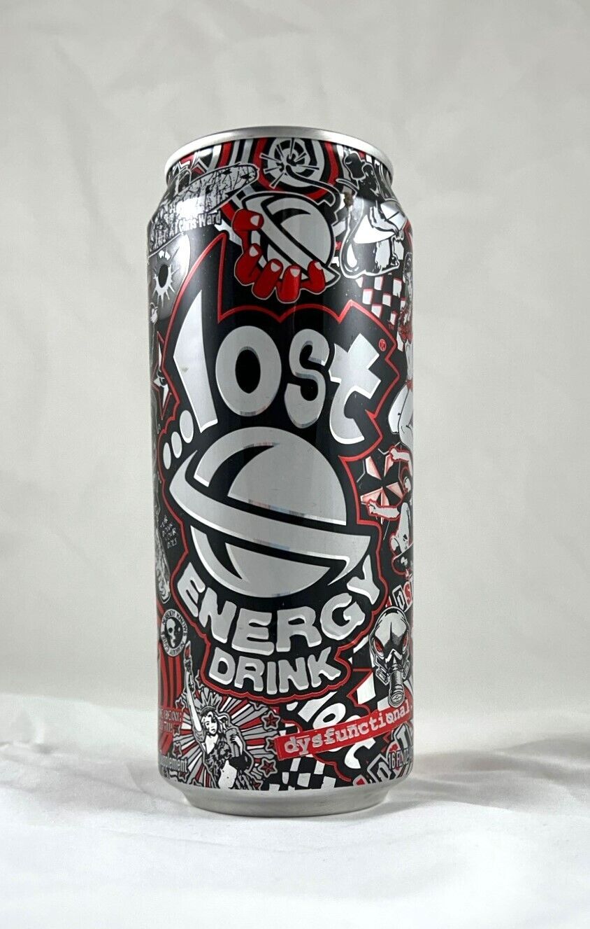 2005 LOST  Energy Drink Dysfunctional 16 oz Empty Aluminum Can