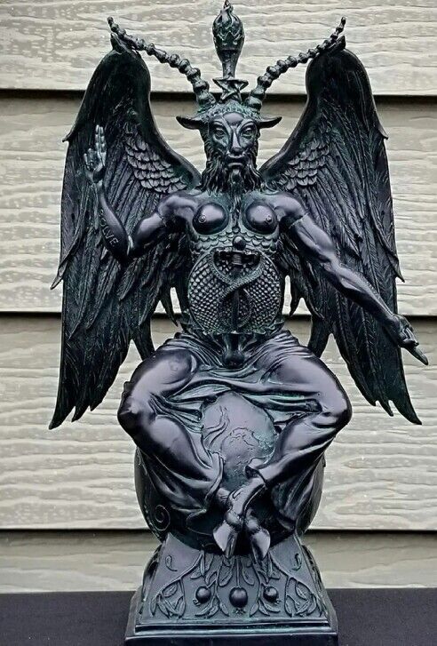 Evil baphomet statue